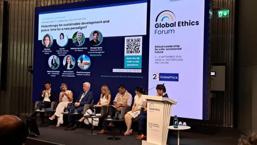 2024 Dump | Global Ethics Forum 2nd to 4th September 2024 in Geneva, Switzerland. Ethical Leadership for a Re-envisioned Future and Panel Discussions on AI